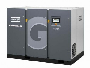 GA 160 oil injected screw air compressor